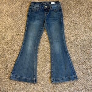 Girls Blue Flare/ Bell Bottom Jeans